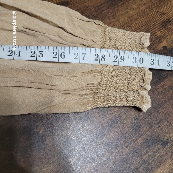 Solitare Floral Embroidered Top L Crochet Lace Coquette Ethereal Country Girl - Picture 10 of 12